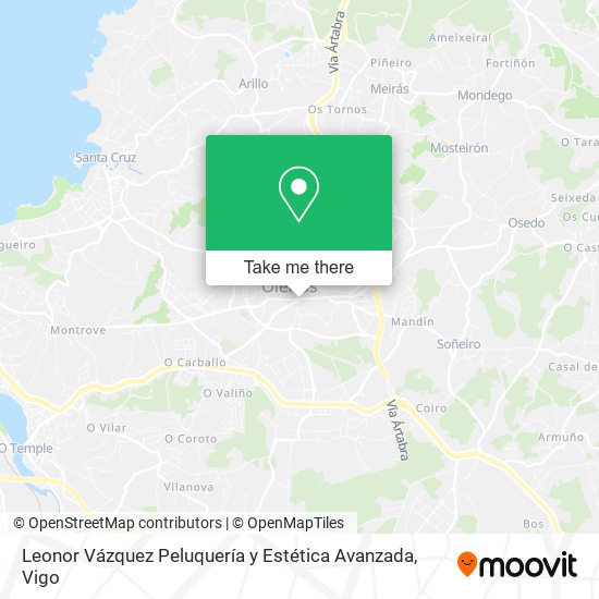 Leonor Vázquez Peluquería y Estética Avanzada map