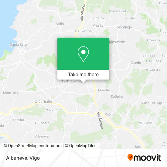 Albaneve map