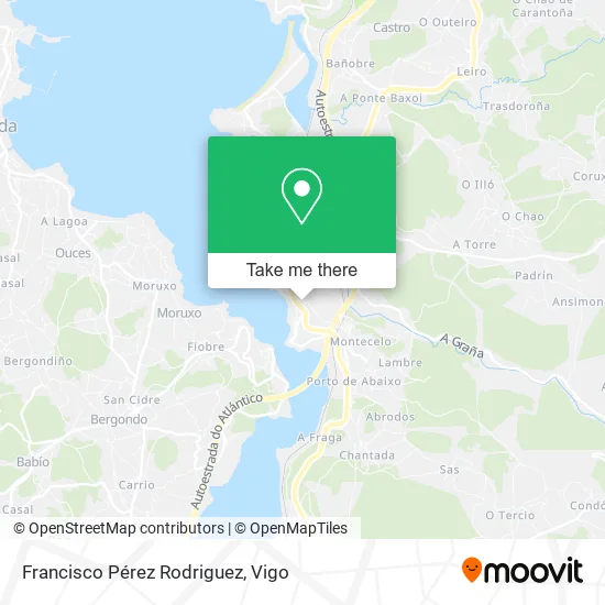 Francisco Pérez Rodriguez map