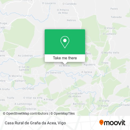 Casa Rural de Graña da Acea map