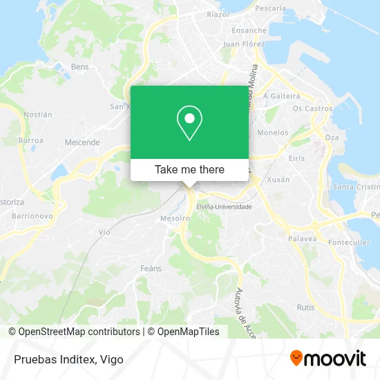 Pruebas Inditex map