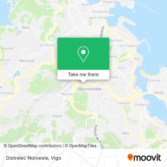 Distrelec Noroeste map