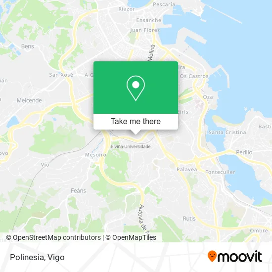mapa Polinesia