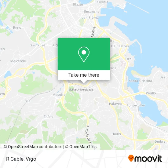 mapa R Cable