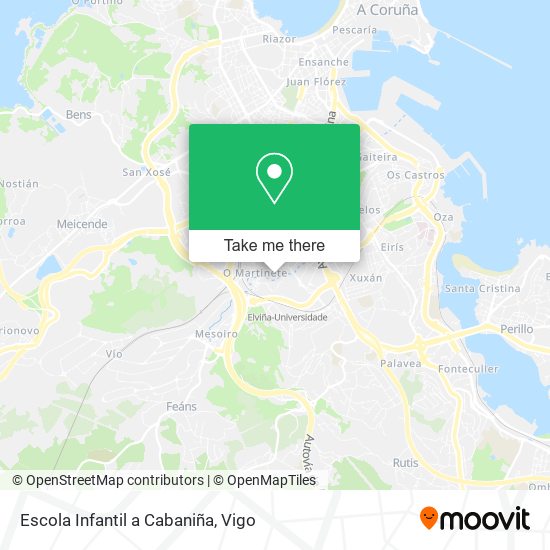 Escola Infantil a Cabaniña map