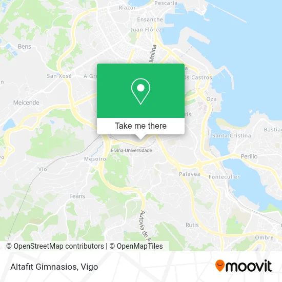 Altafit Gimnasios map