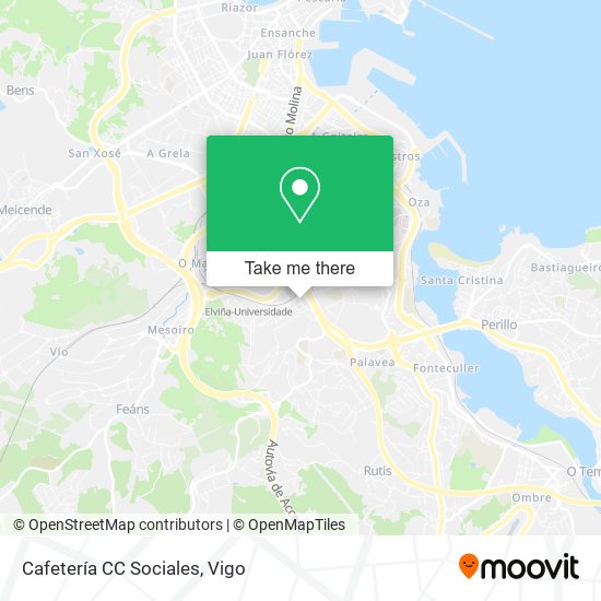 Cafetería CC Sociales map