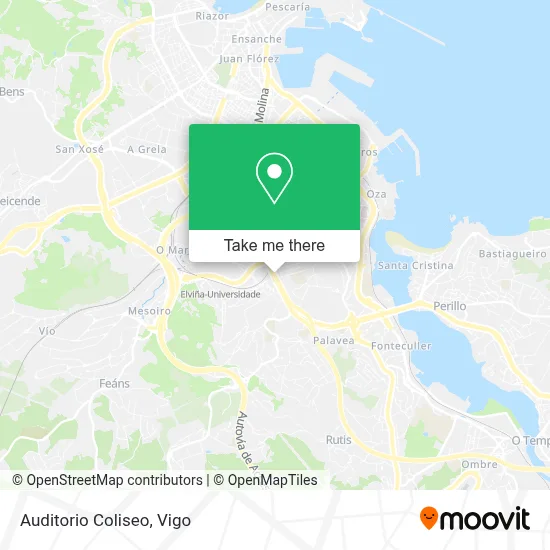 Auditorio Coliseo map