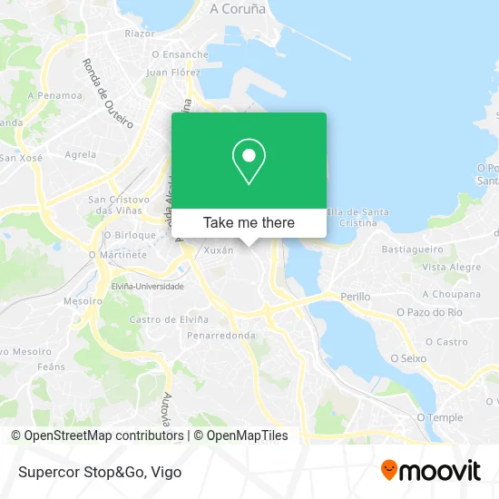 Supercor Stop&Go map