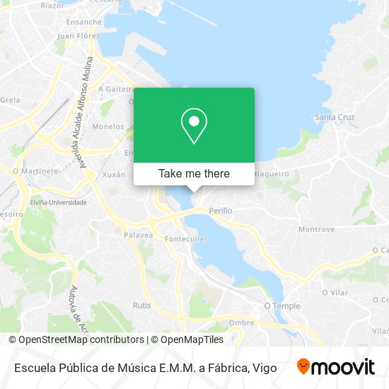 Escuela Pública de Música E.M.M. a Fábrica map