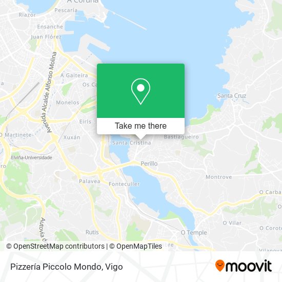 Pizzería Piccolo Mondo map