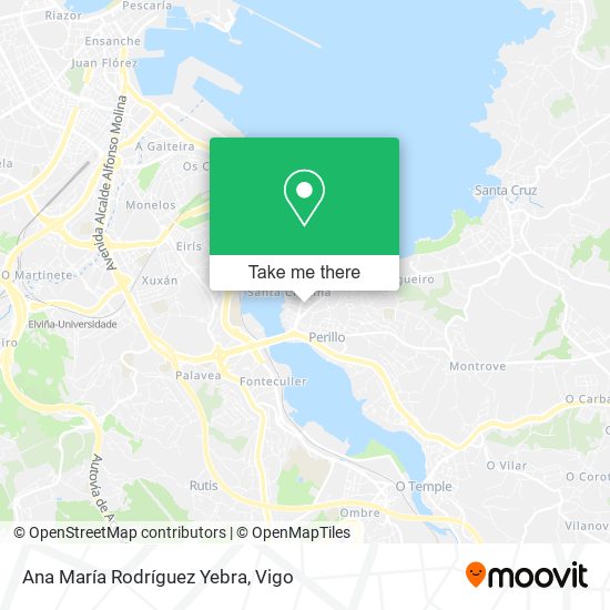Ana María Rodríguez Yebra map