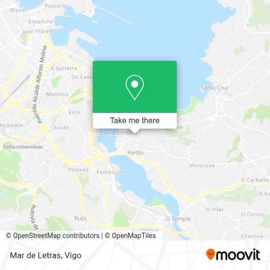 Mar de Letras map