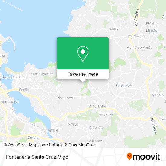 Fontanería Santa Cruz map