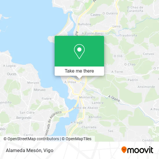Alameda Mesón map