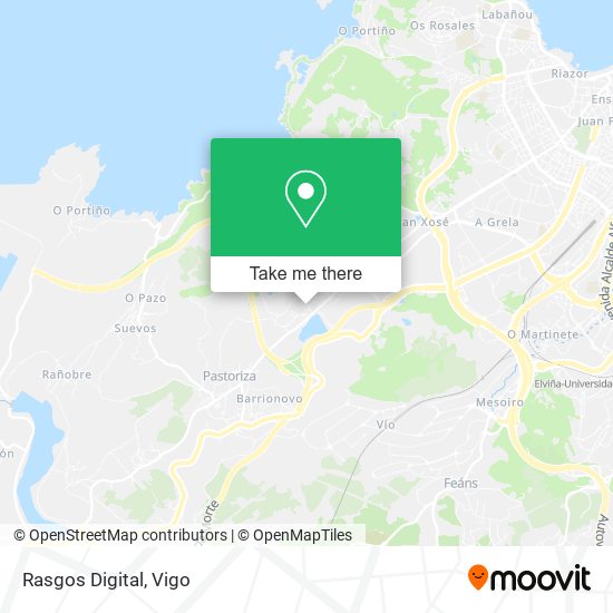 Rasgos Digital map