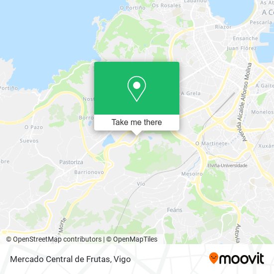 Mercado Central de Frutas map