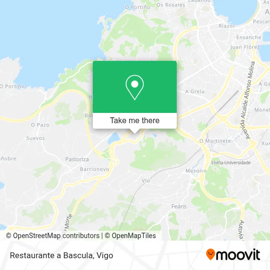 Restaurante a Bascula map