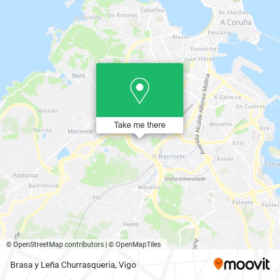 Brasa y Leña Churrasqueria map
