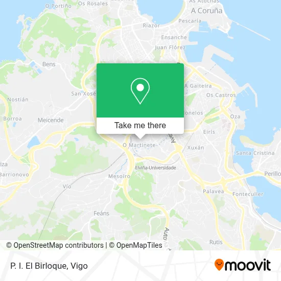 P. I. El Birloque map