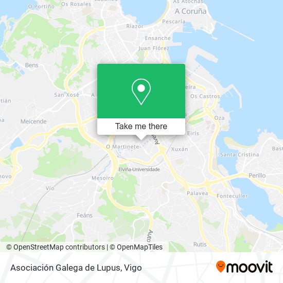 Asociación Galega de Lupus map