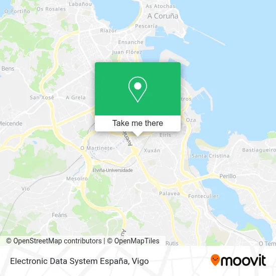 Electronic Data System España map