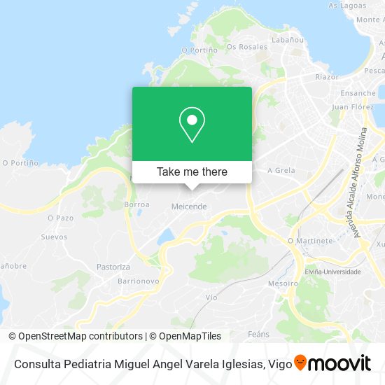 Consulta Pediatria Miguel Angel Varela Iglesias map