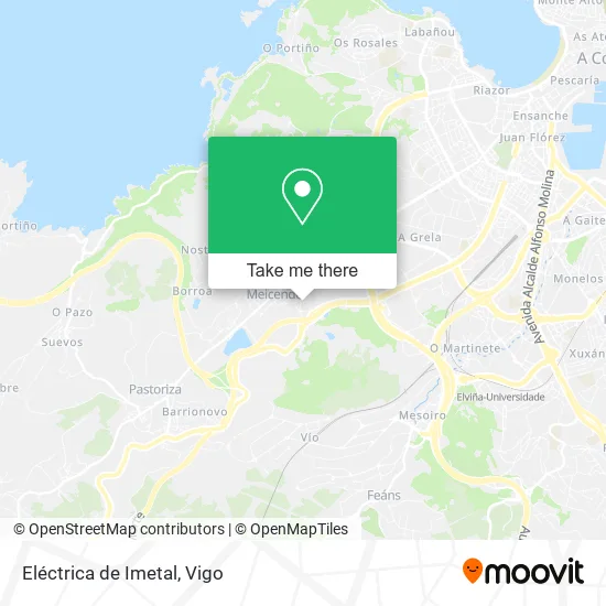 Eléctrica de Imetal map