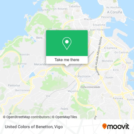 United Colors of Benetton map