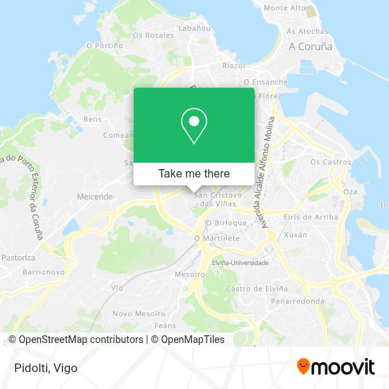 Pidolti map