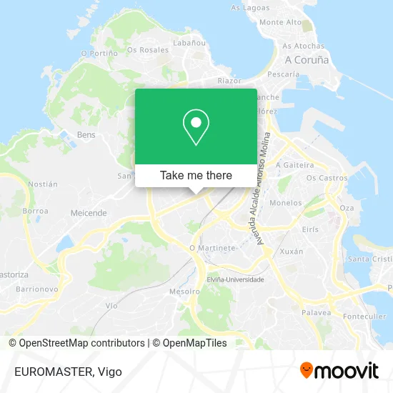 EUROMASTER map