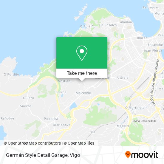 Germán Style Detail Garage map