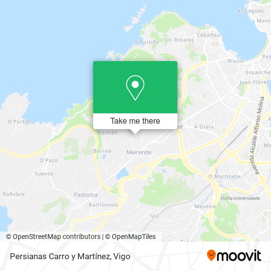 Persianas Carro y Martínez map