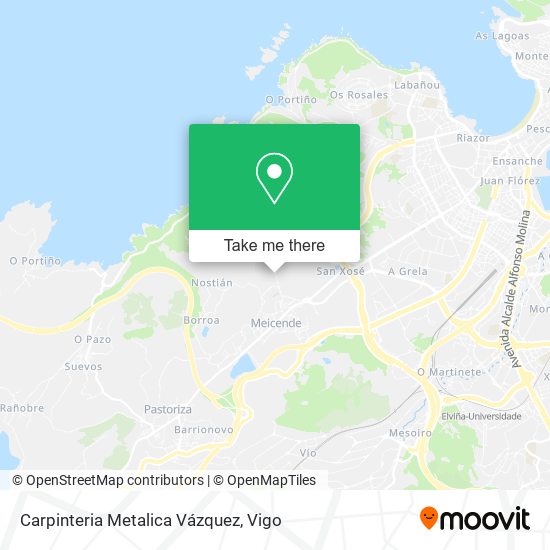 Carpinteria Metalica Vázquez map