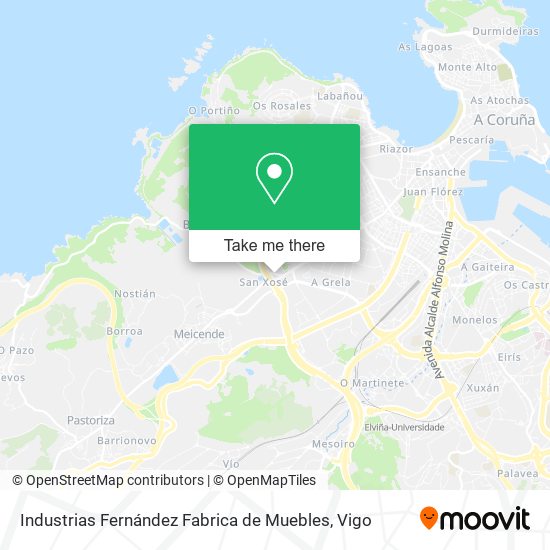 Industrias Fernández Fabrica de Muebles map