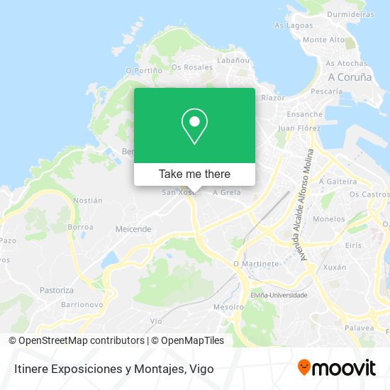Itinere Exposiciones y Montajes map