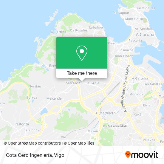 Cota Cero Ingeniería map