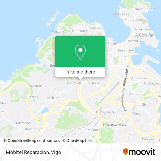 Mobitel Reparación map