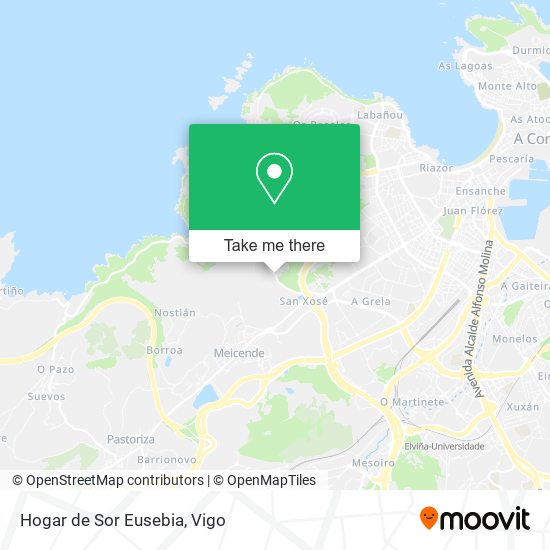 Hogar de Sor Eusebia map