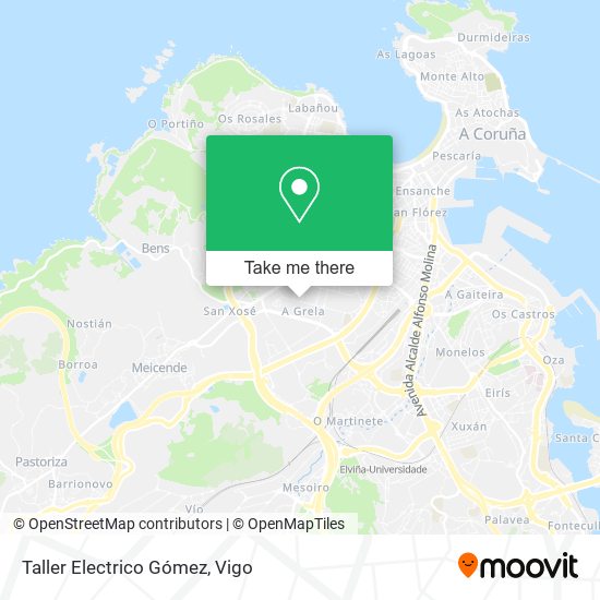 Taller Electrico Gómez map