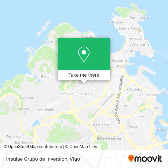 Insulae Grupo de Inversion map