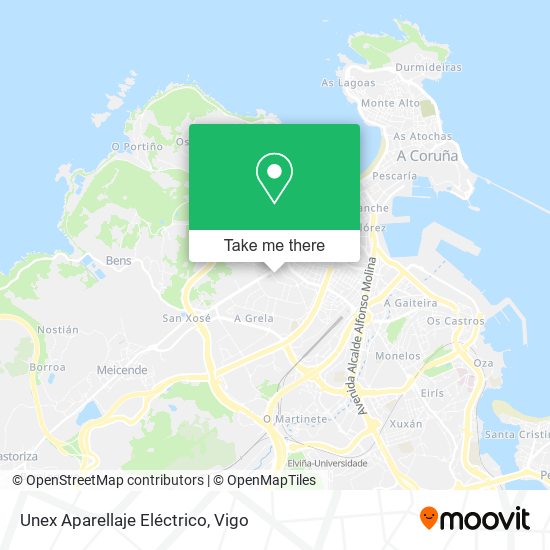 Unex Aparellaje Eléctrico map