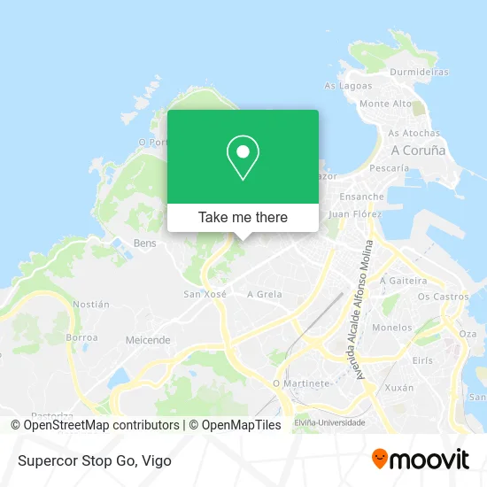 Supercor Stop Go map