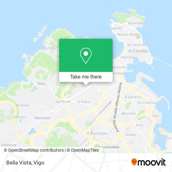 Bella Vista map