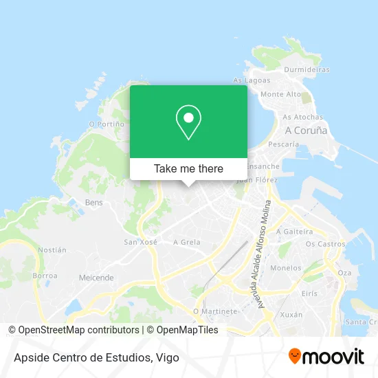 Apside Centro de Estudios map