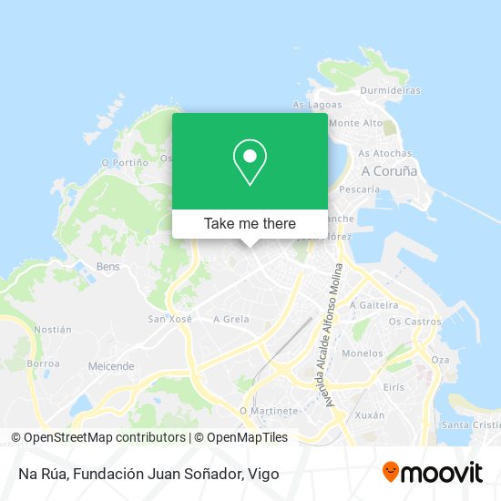 Na Rúa, Fundación Juan Soñador map