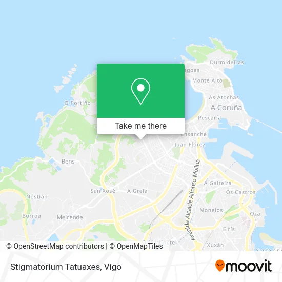 Stigmatorium Tatuaxes map