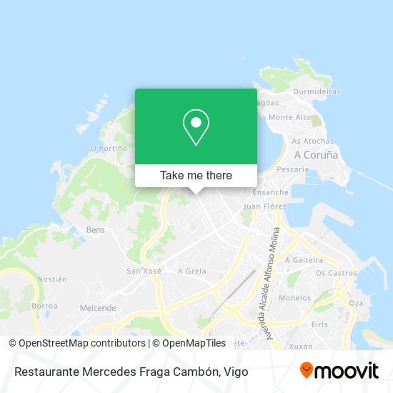 Restaurante Mercedes Fraga Cambón map