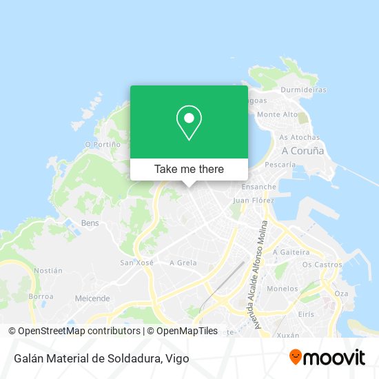 Galán Material de Soldadura map