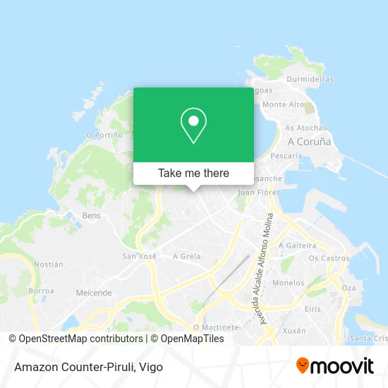 Amazon Counter-Piruli map